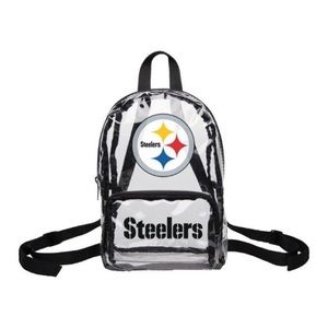 Pittsburgh Steelers Clear Mini Backpack